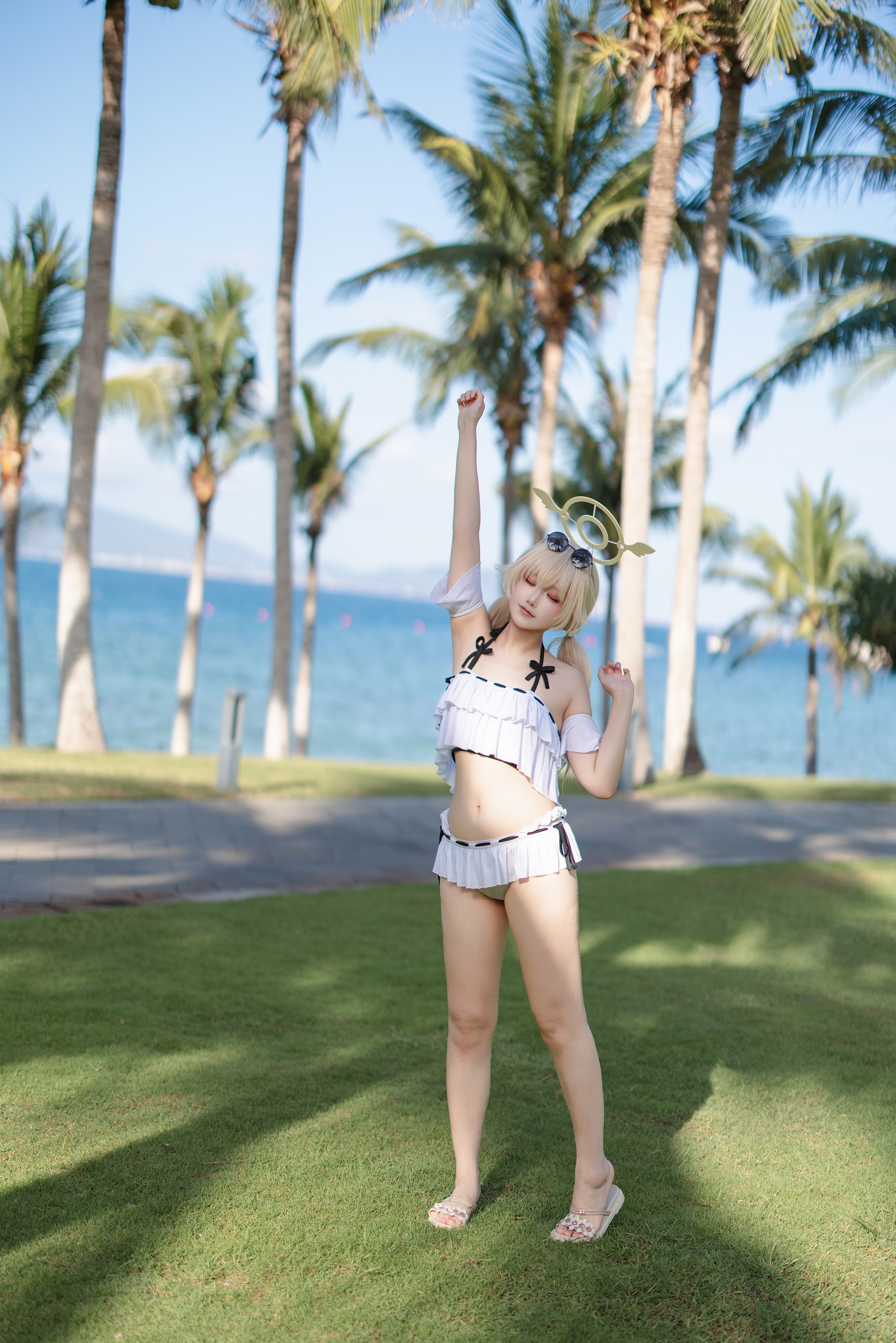 图片[1]-lunananya – NO.052 蔚蓝档案 阿慈谷日富美泳装[26P]-XikXak